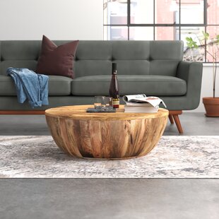 Wood cut out on sale coffee table